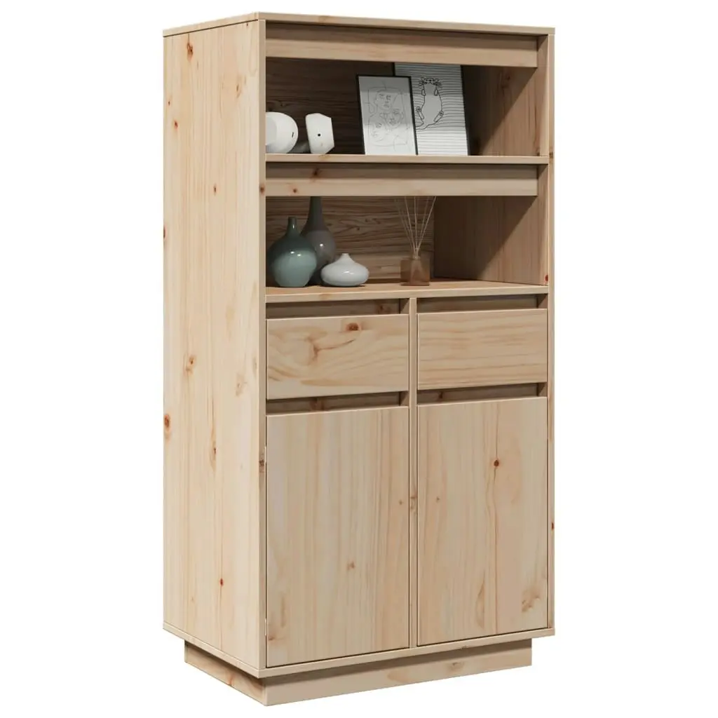 Highboard 60x40x116.5 cm Solid Wood Pine 814534