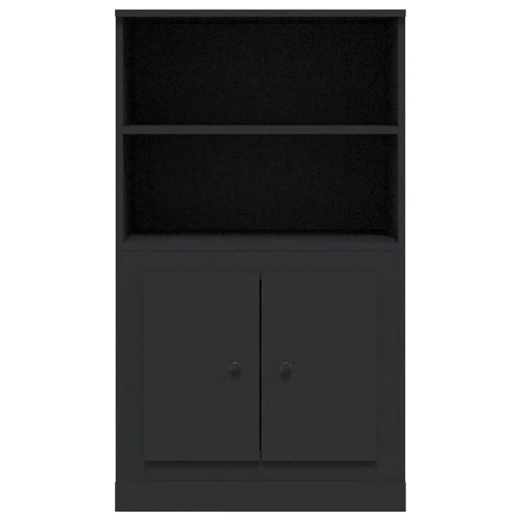 Highboard Black 60x35.5x103.5 cm Engineered Wood 816313