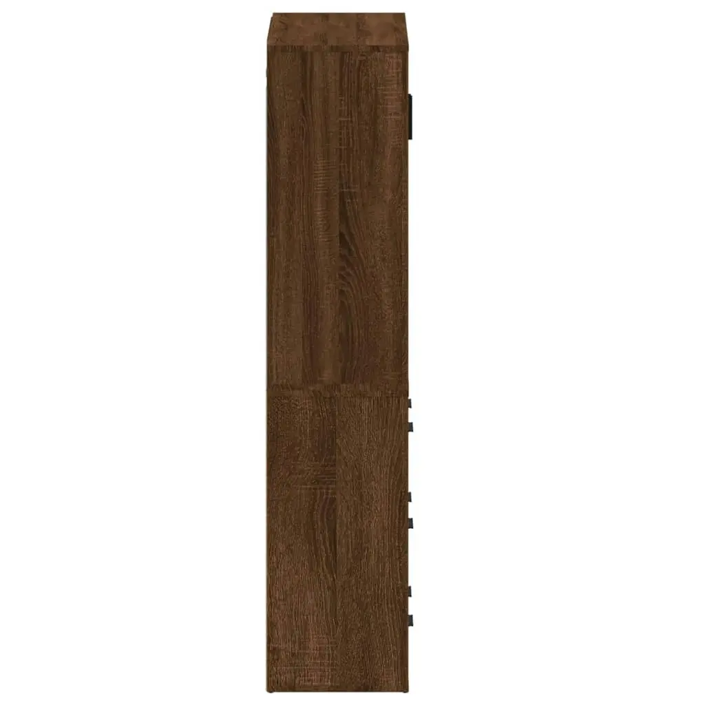 Highboard Brown Oak Engineered Wood 3185390