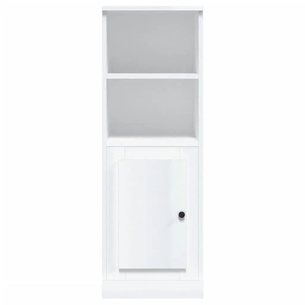 Highboard High Gloss White 36x35.5x103.5 cm Engineered Wood 816322