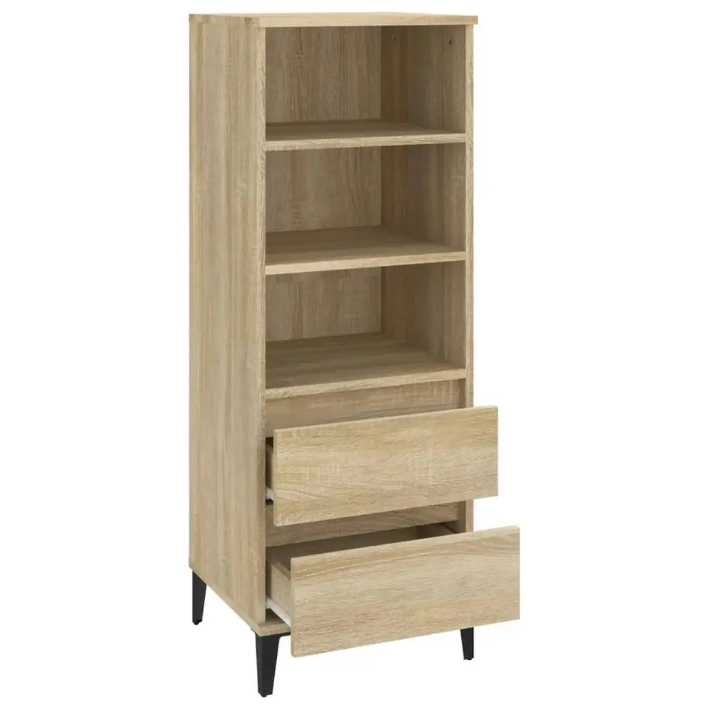 Highboard Sonoma Oak 40x36x110 cm Engineered Wood 821247