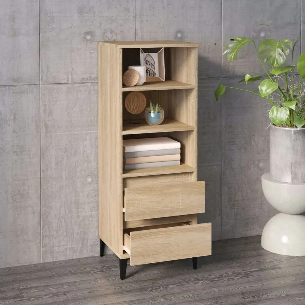 Highboard Sonoma Oak 40x36x110 cm Engineered Wood 821247