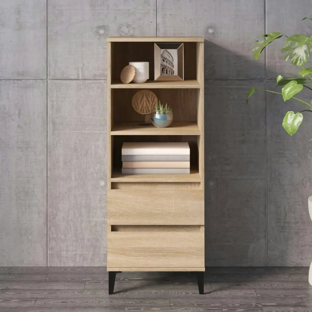 Highboard Sonoma Oak 40x36x110 cm Engineered Wood 821247