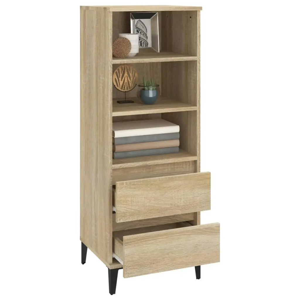 Highboard Sonoma Oak 40x36x110 cm Engineered Wood 821247