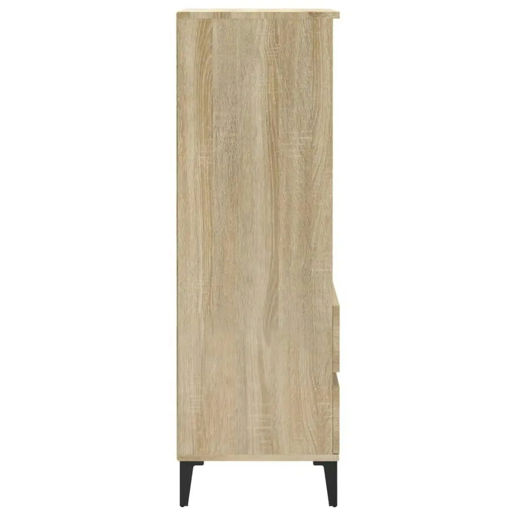 Highboard Sonoma Oak 40x36x110 cm Engineered Wood 821247