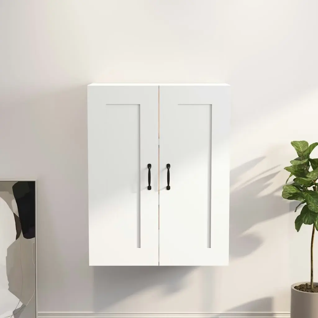 Hanging Wall Cabinet White 69.5x32.5x90 cm 812303