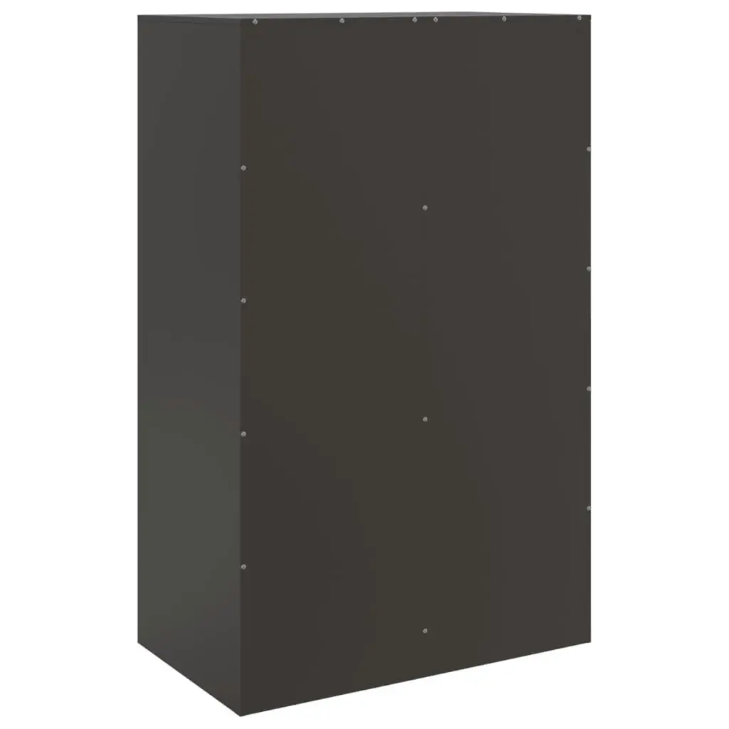 Highboard Black 67x39x95 cm Steel 841805