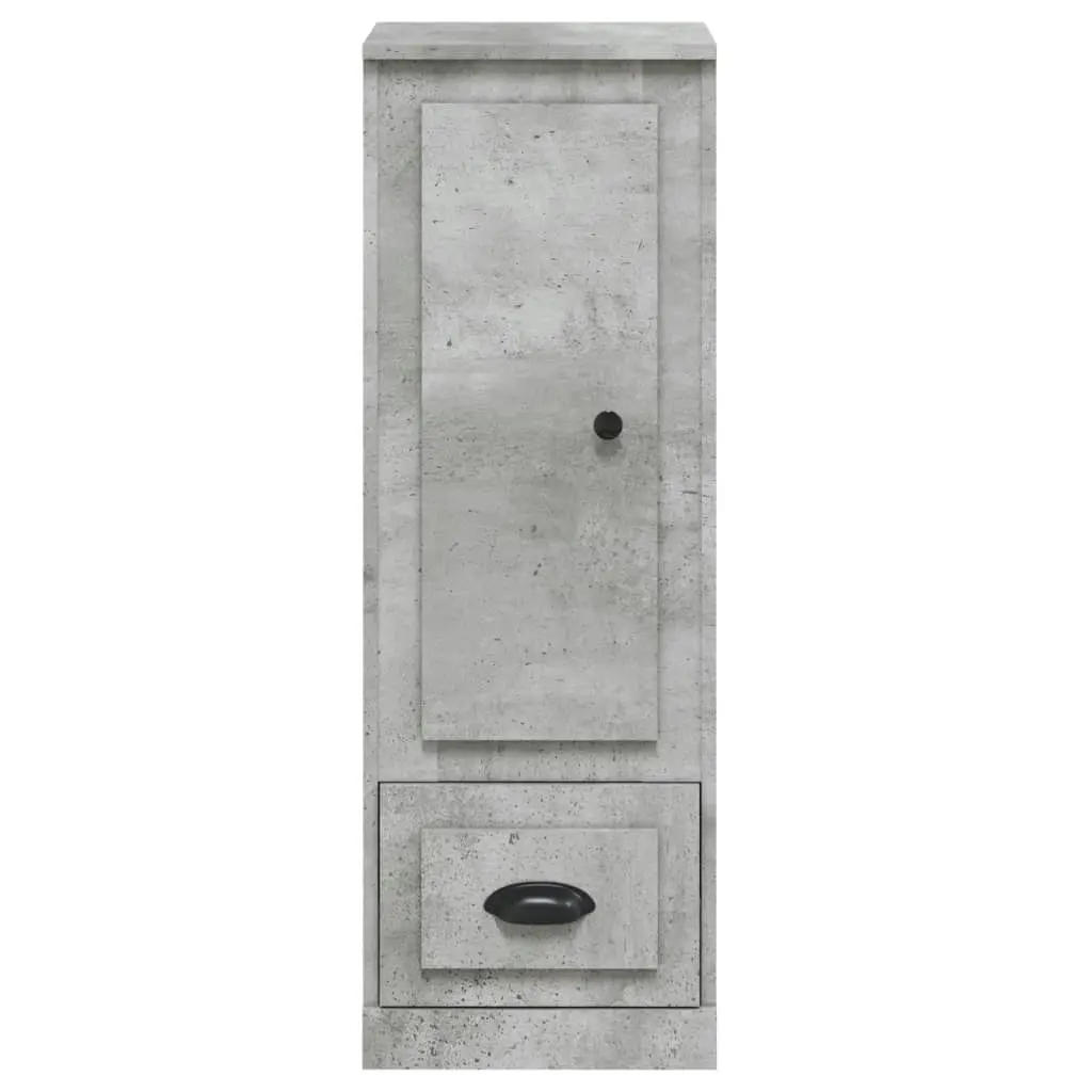 Highboard Concrete Grey 36x35.5x103.5 cm Engineered Wood 816308