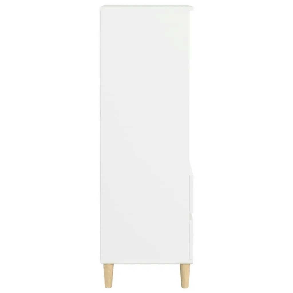 Highboard White 40x36x110 cm Engineered Wood 821236