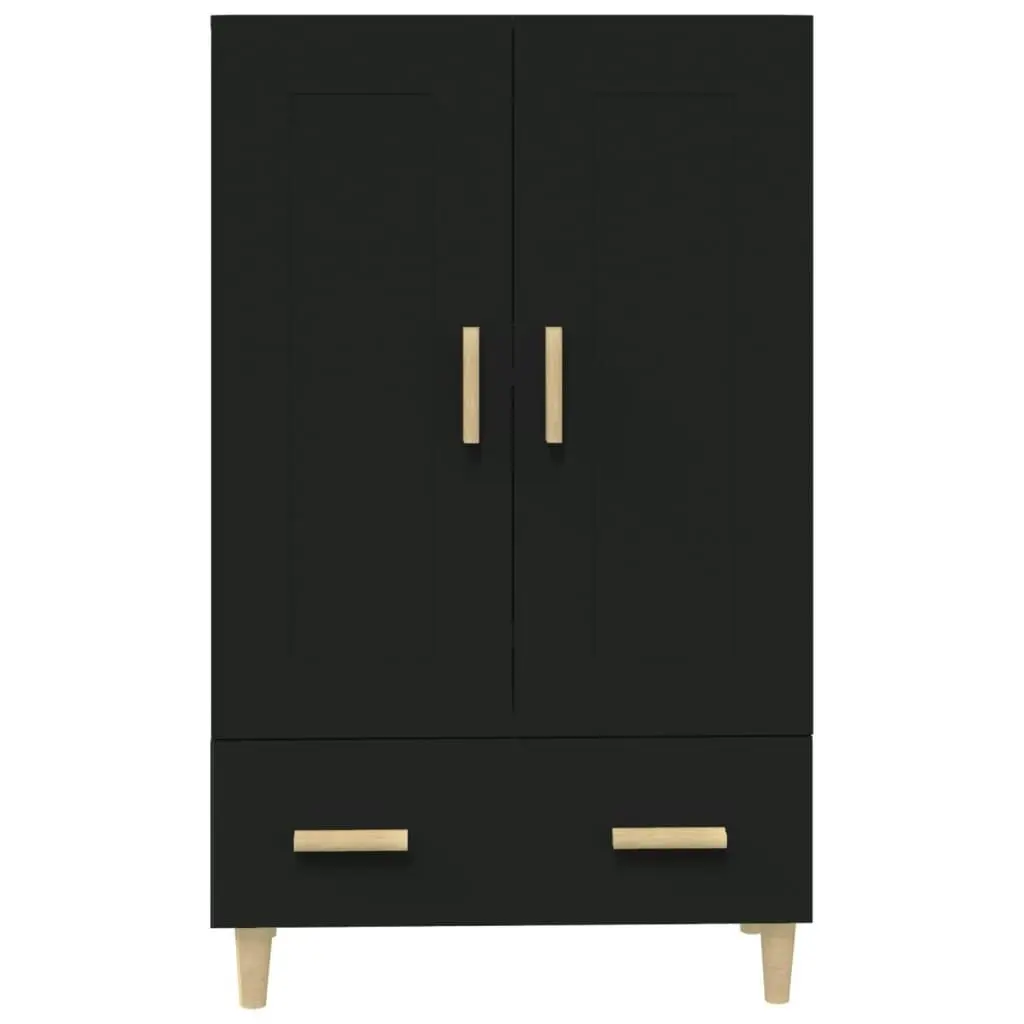 Highboard Black 70x31x115 cm Engineered Wood 812565