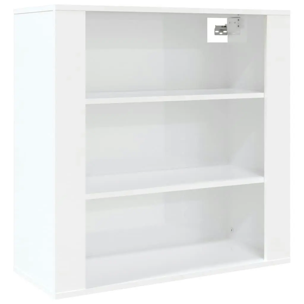 Highboard High Gloss White Engineered Wood 3185377