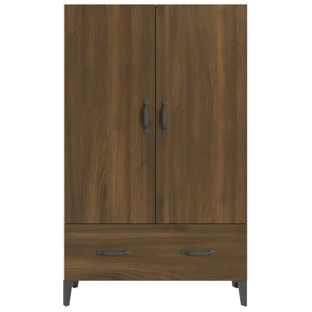 Highboard Brown Oak 70x31x115 cm Engineered Wood 817476