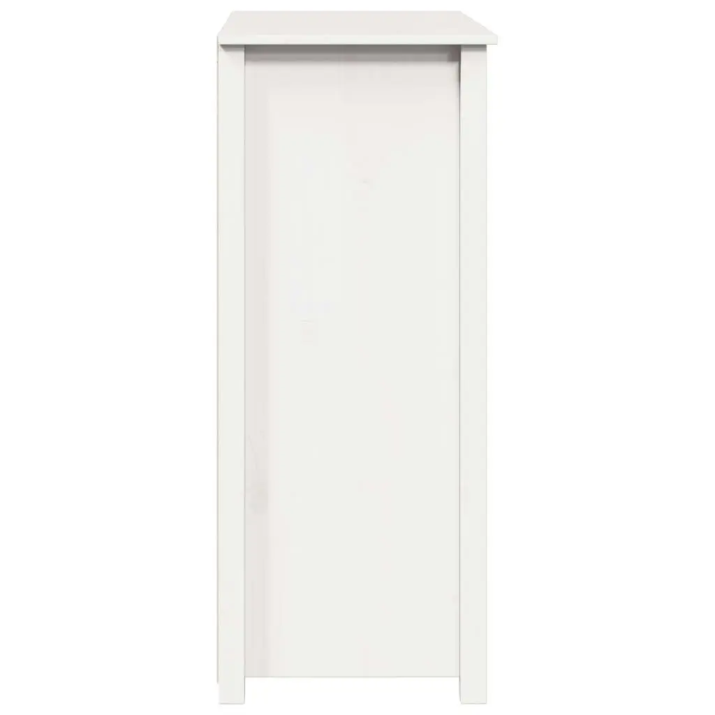 Highboard White 83x41.5x100 cm Solid Wood Pine 823515