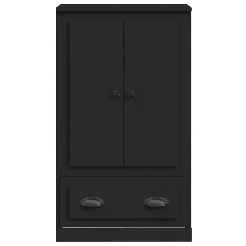 Highboard Black 60x35.5x103.5 cm Engineered Wood 816297