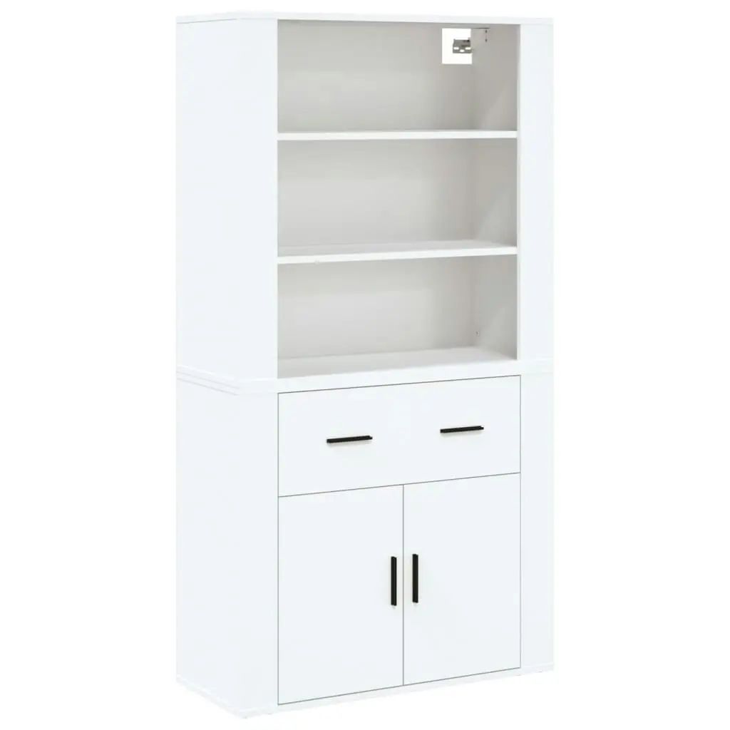 Highboard White Engineered Wood 3185375