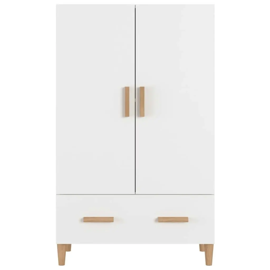 Highboard White 70x31x115 cm Engineered Wood 812528