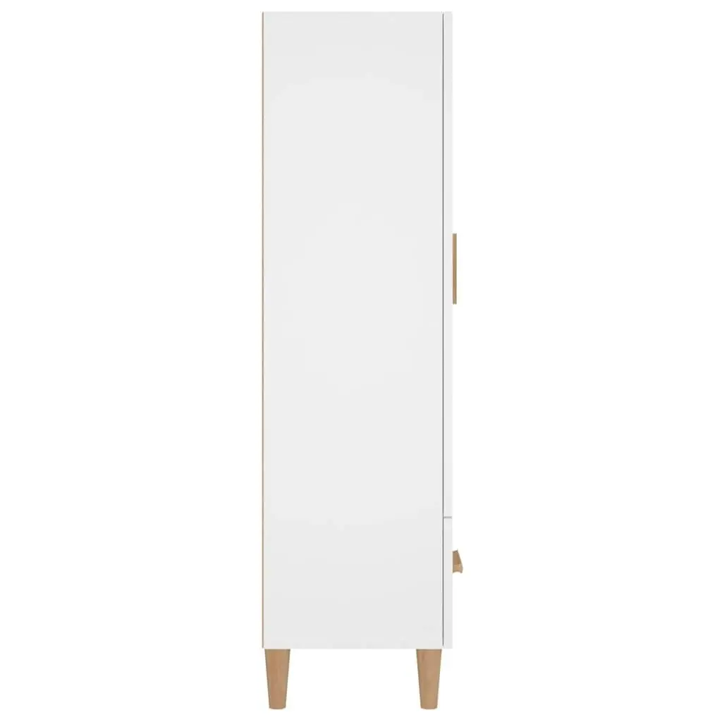 Highboard White 70x31x115 cm Engineered Wood 812528