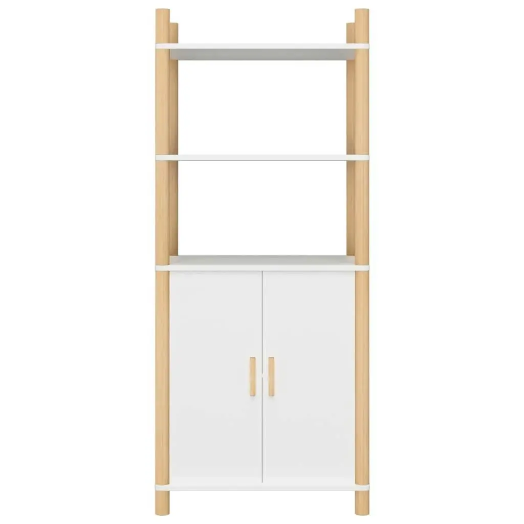 Highboard White 60x40x141 cm Engineered Wood 345693