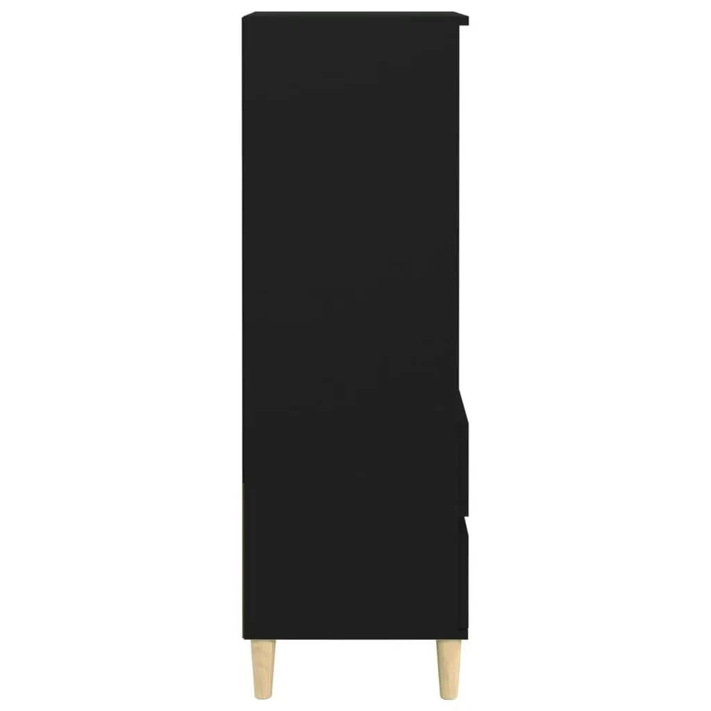 Highboard Black 40x36x110 cm Engineered Wood 821237