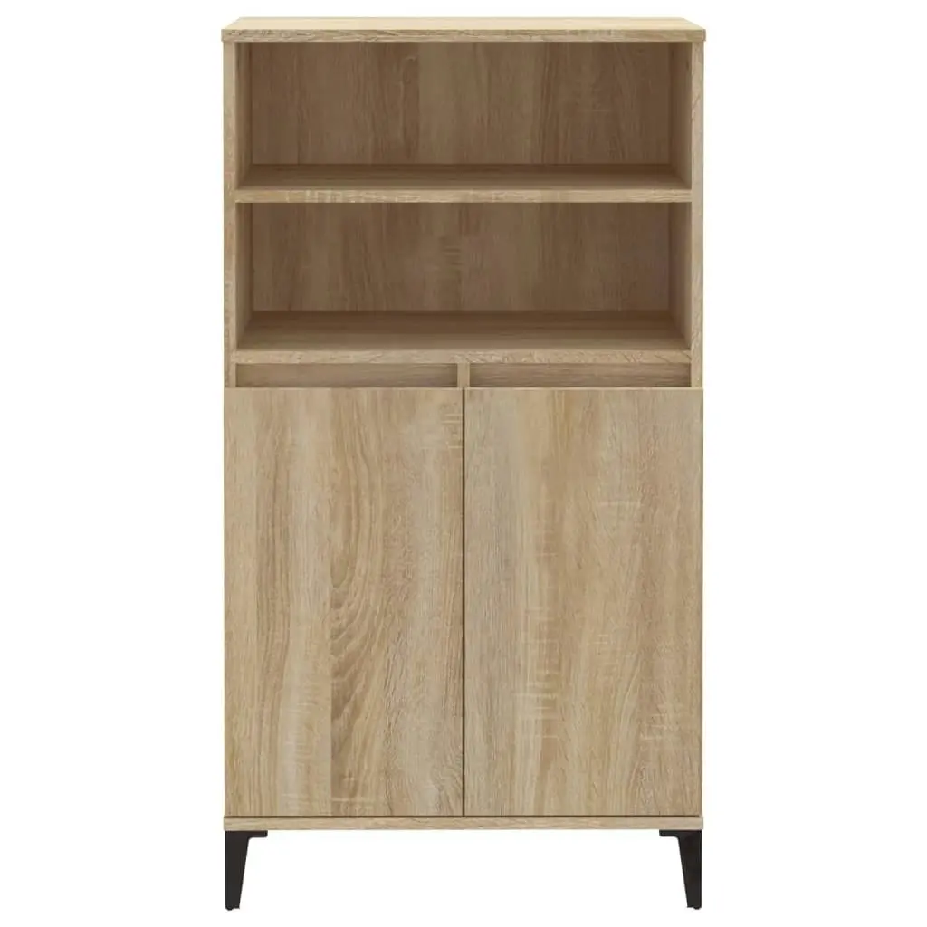 Highboard Sonoma Oak 60x36x110 cm Engineered Wood 821231