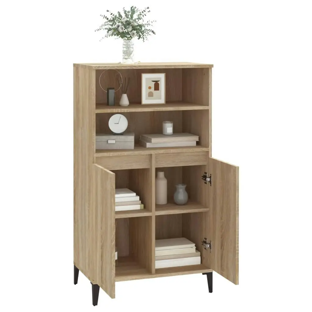 Highboard Sonoma Oak 60x36x110 cm Engineered Wood 821231