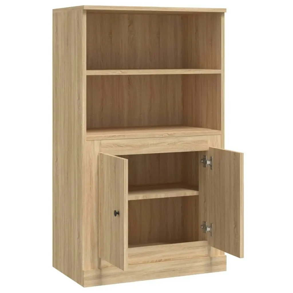 Highboard Sonoma Oak 60x35.5x103.5 cm Engineered Wood 816315