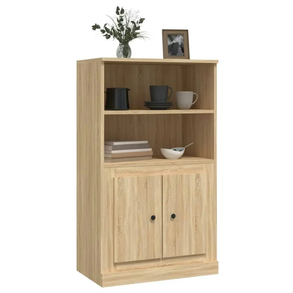 Highboard Sonoma Oak 60x35.5x103.5 cm Engineered Wood 816315