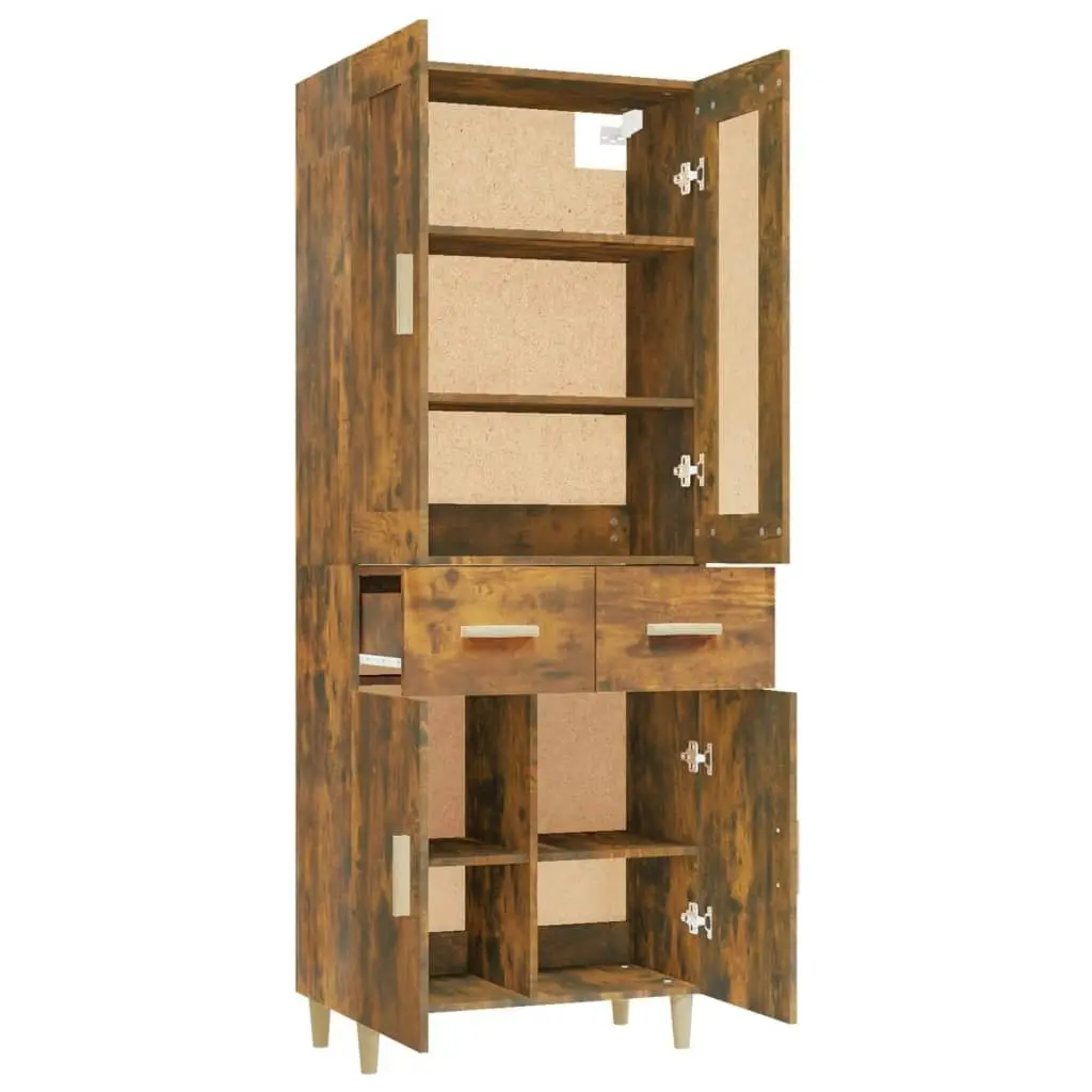 Highboard Smoked Oak Engineered Wood 3115041