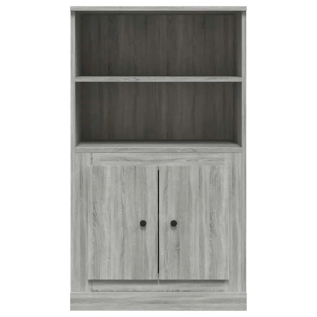 Highboard Grey Sonoma 60x35.5x103.5 cm Engineered Wood 816318