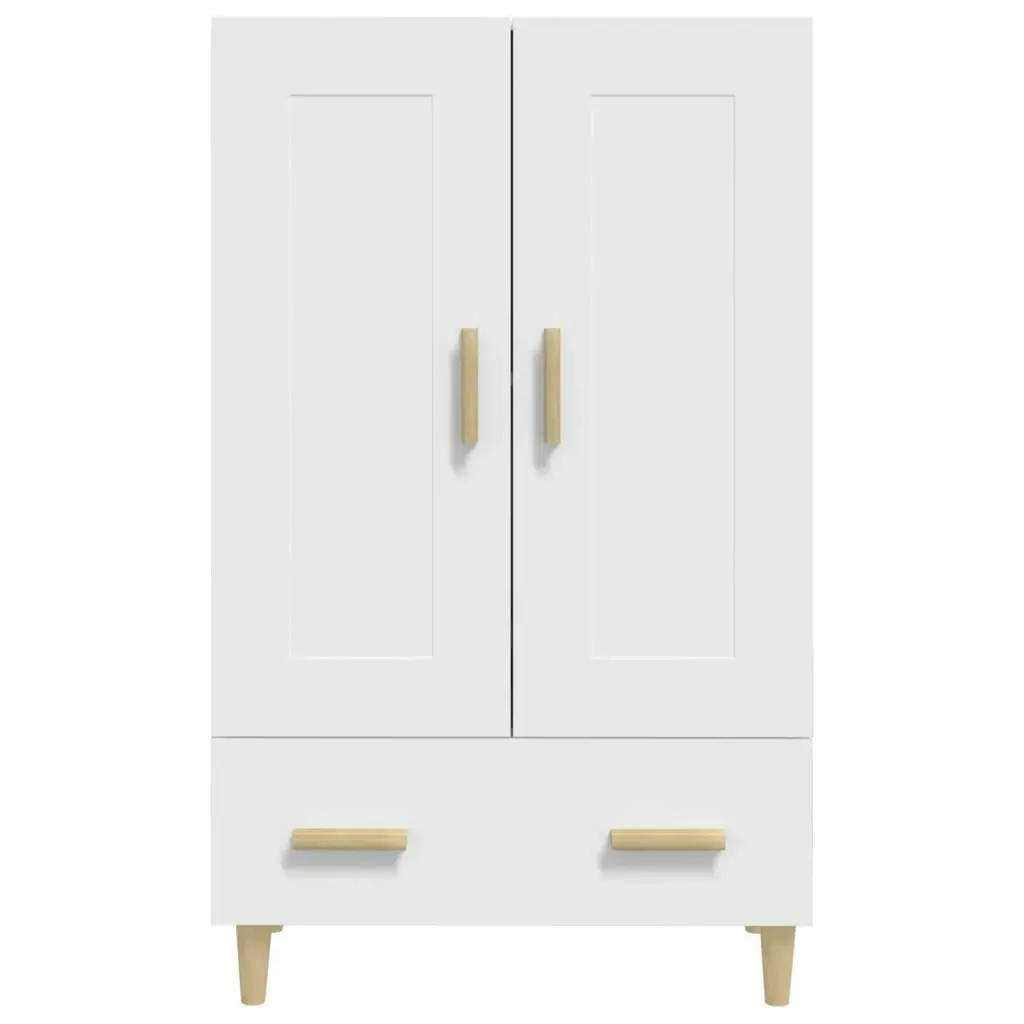 Highboard White 70x31x115 cm Engineered Wood 812564