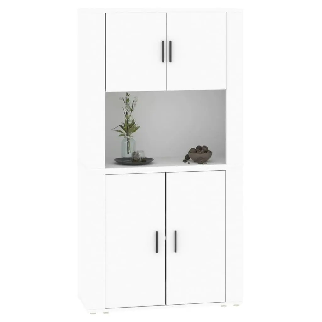 Highboard White Engineered Wood 3185351