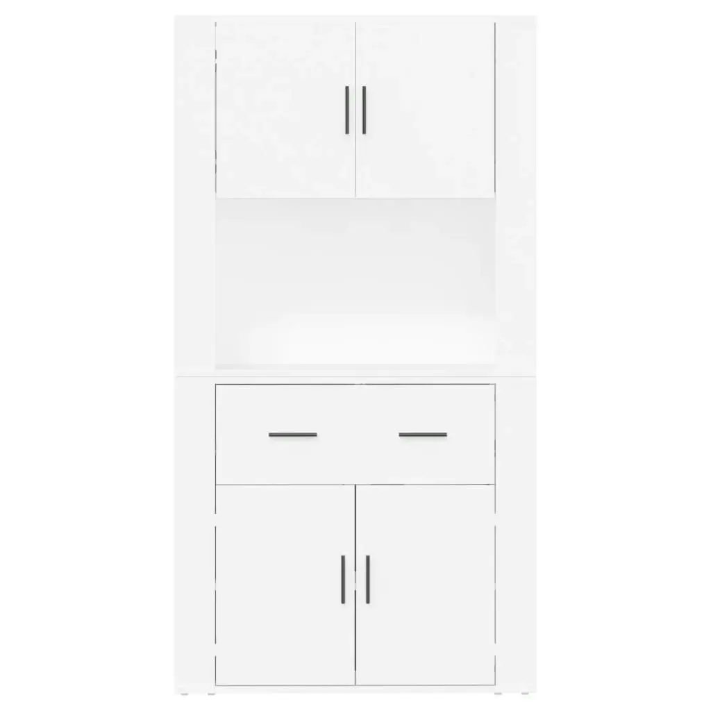 Highboard White Engineered Wood 3185367