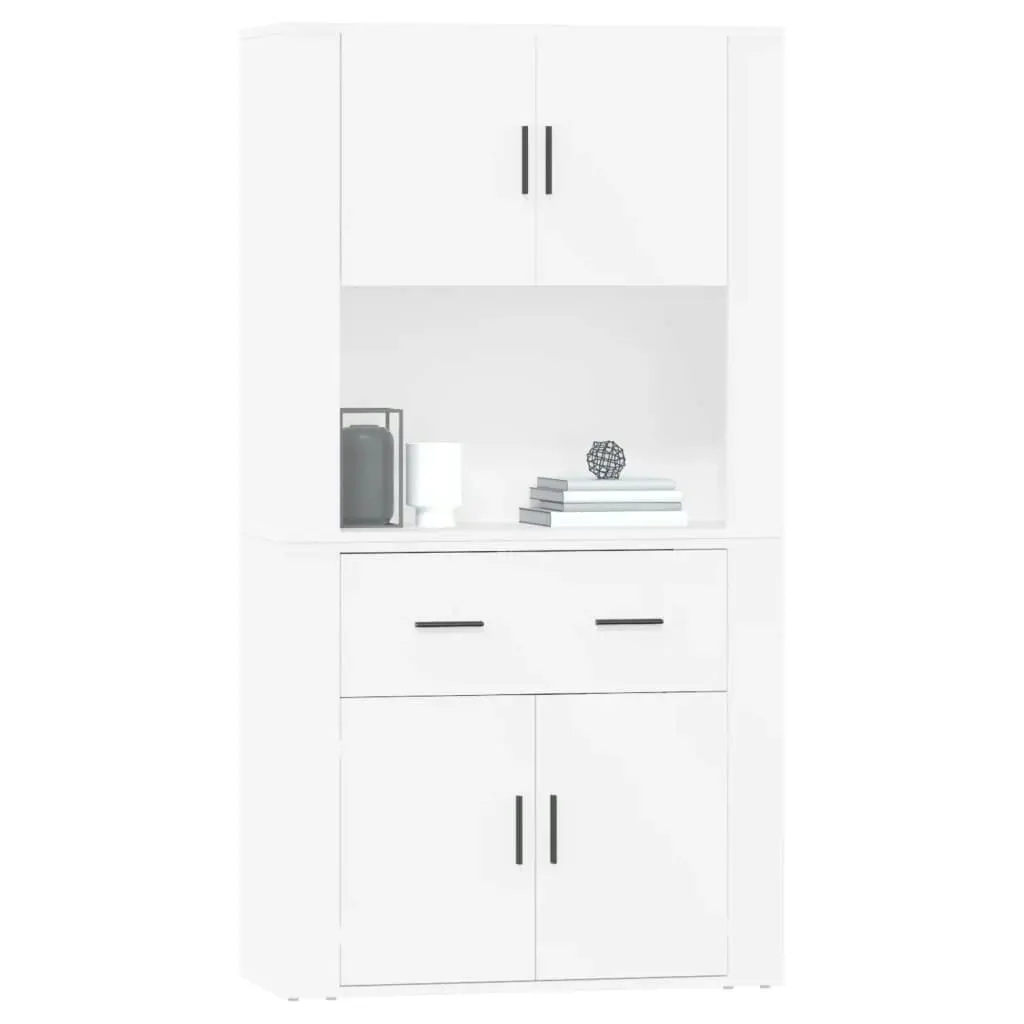 Highboard White Engineered Wood 3185367