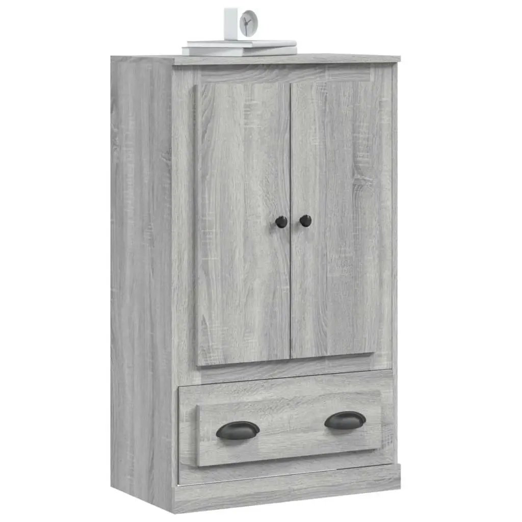 Highboard Grey Sonoma 60x35.5x103.5 cm Engineered Wood 816302