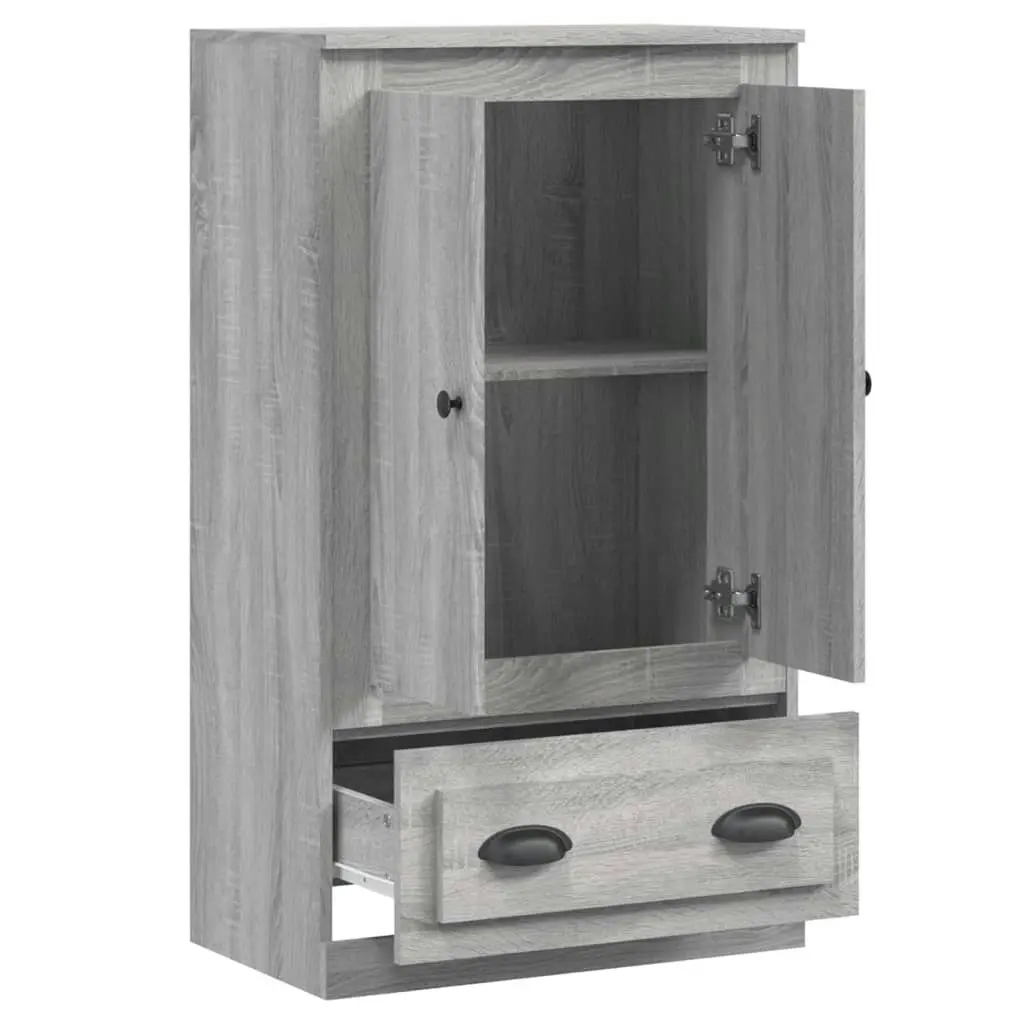 Highboard Grey Sonoma 60x35.5x103.5 cm Engineered Wood 816302