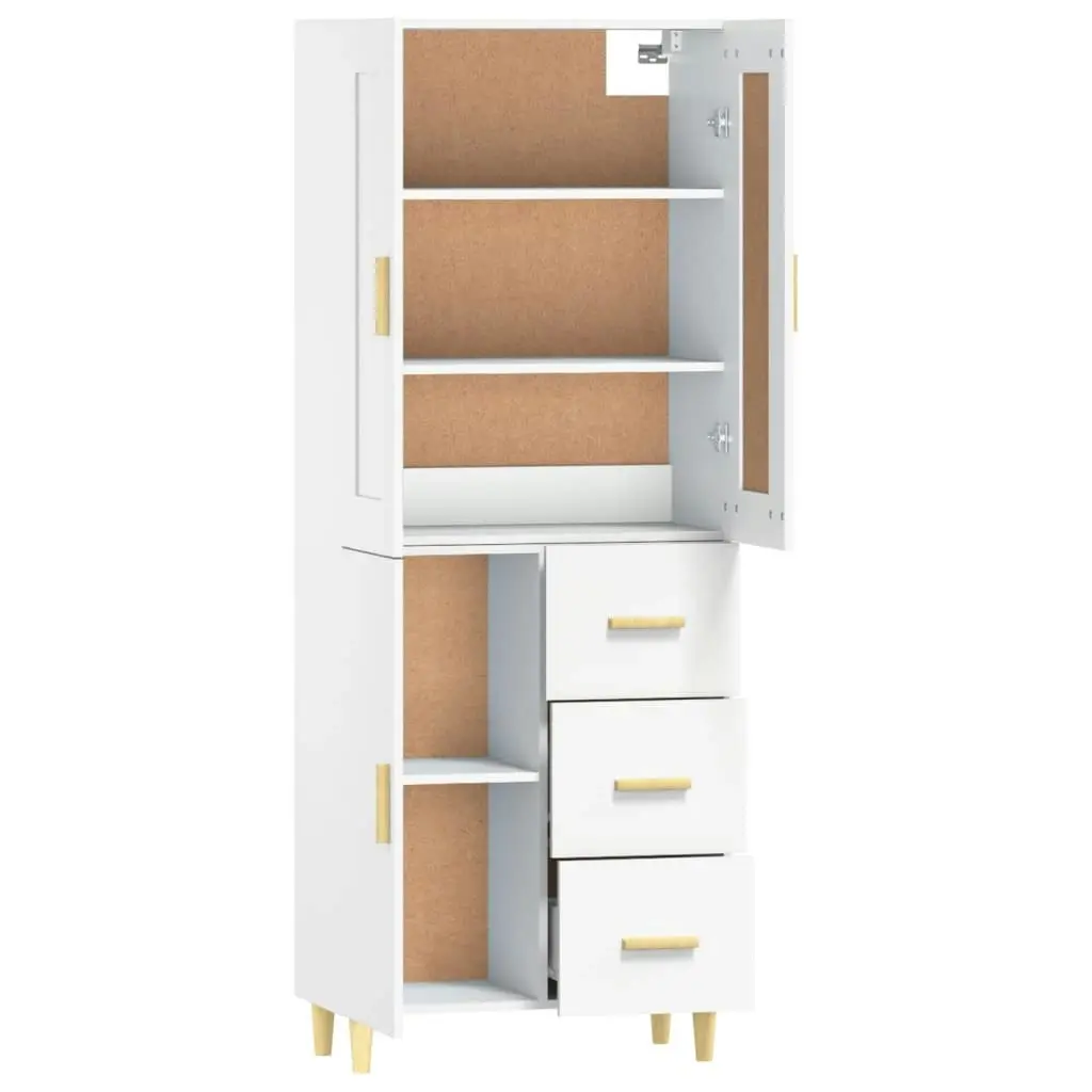 Highboard White Engineered Wood 3115020