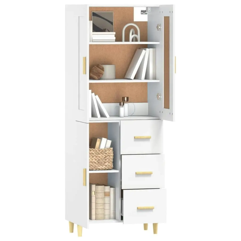 Highboard White Engineered Wood 3115020