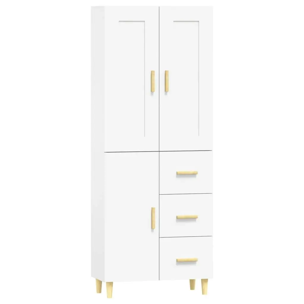 Highboard White Engineered Wood 3115020