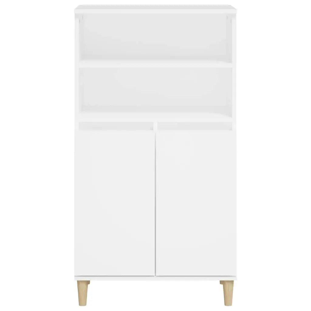 Highboard White 60x36x110 cm Engineered Wood 821220