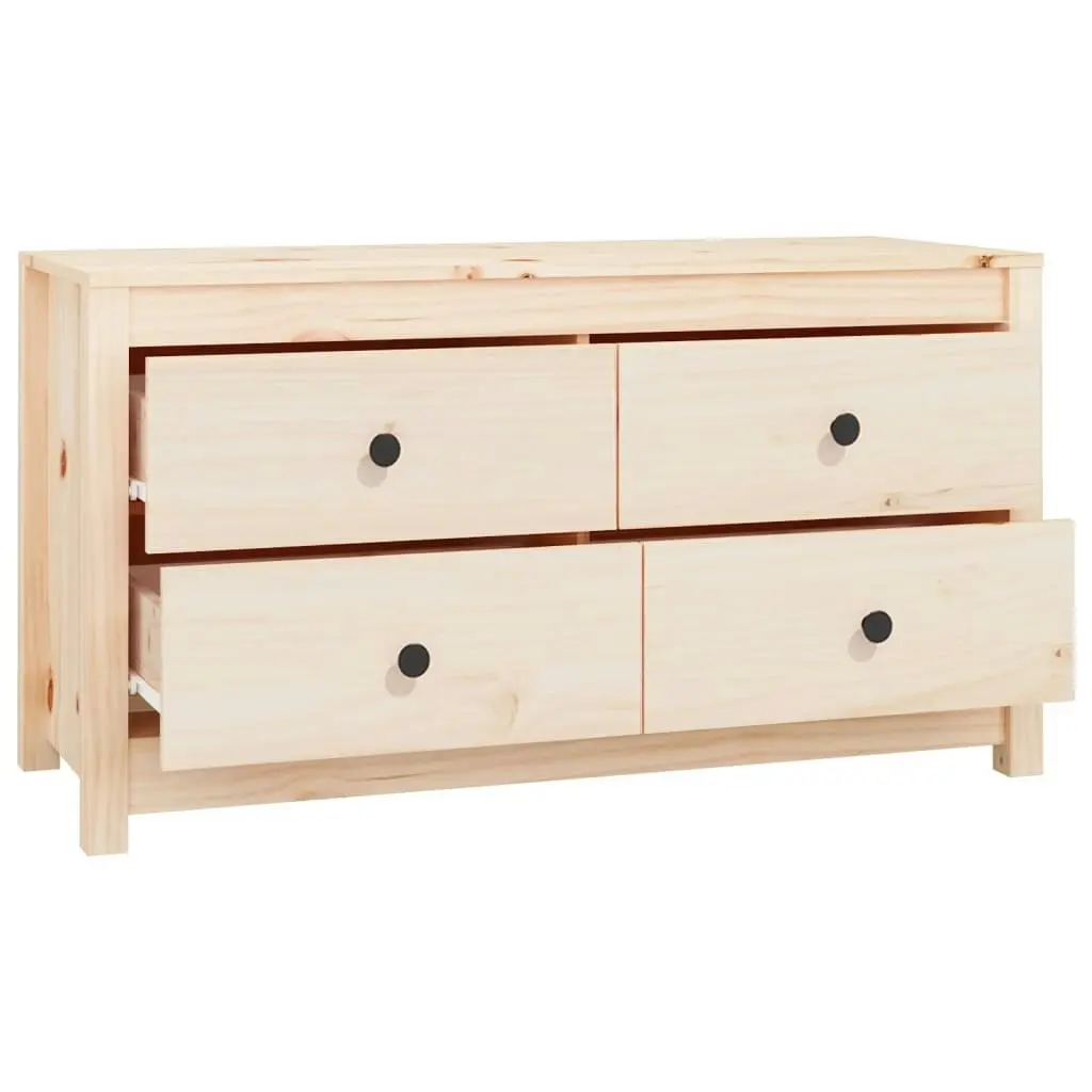 Side Cabinet 100x40x54 cm Solid Wood Pine 821774