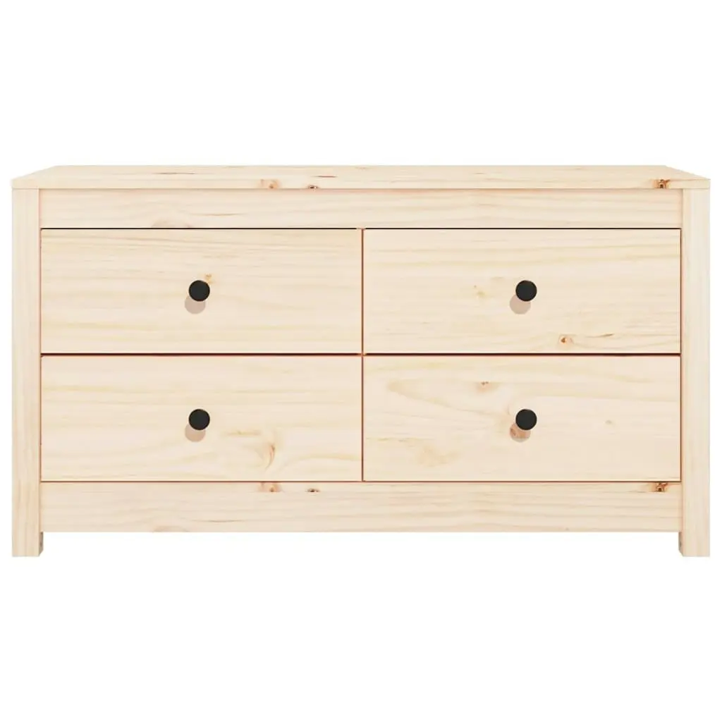 Side Cabinet 100x40x54 cm Solid Wood Pine 821774