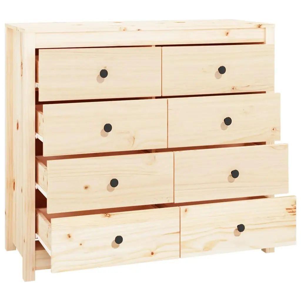 Side Cabinet 100x40x90 cm Solid Wood Pine 821769