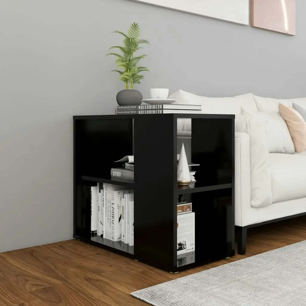 Side Cabinet Black 60x30x50 cm Engineered Wood 806302