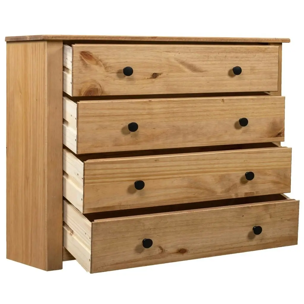 Side Cabinet 80x40x73 cm Pine Panama Range 282658