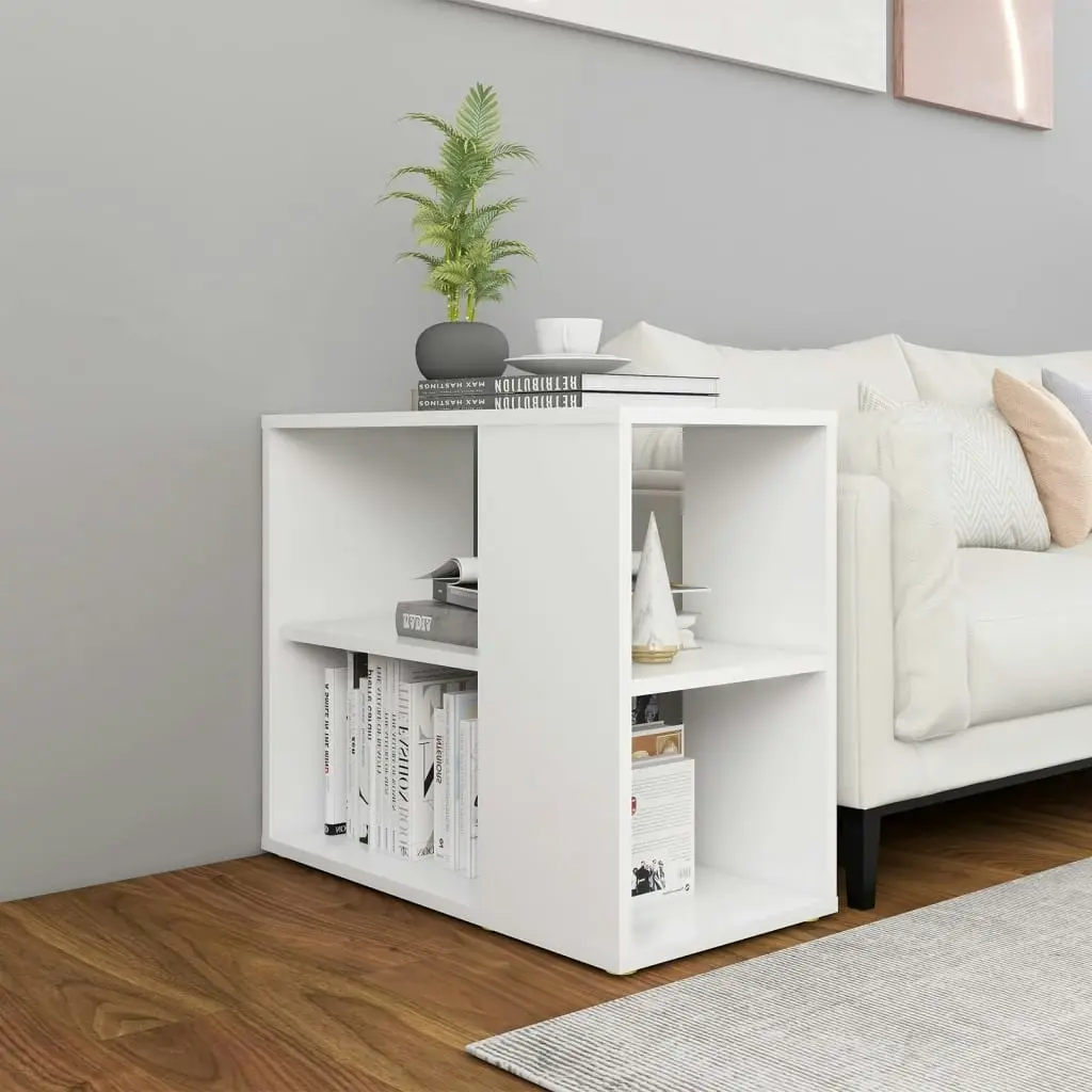 Side Cabinet White 60x30x50 cm Engineered Wood 806301