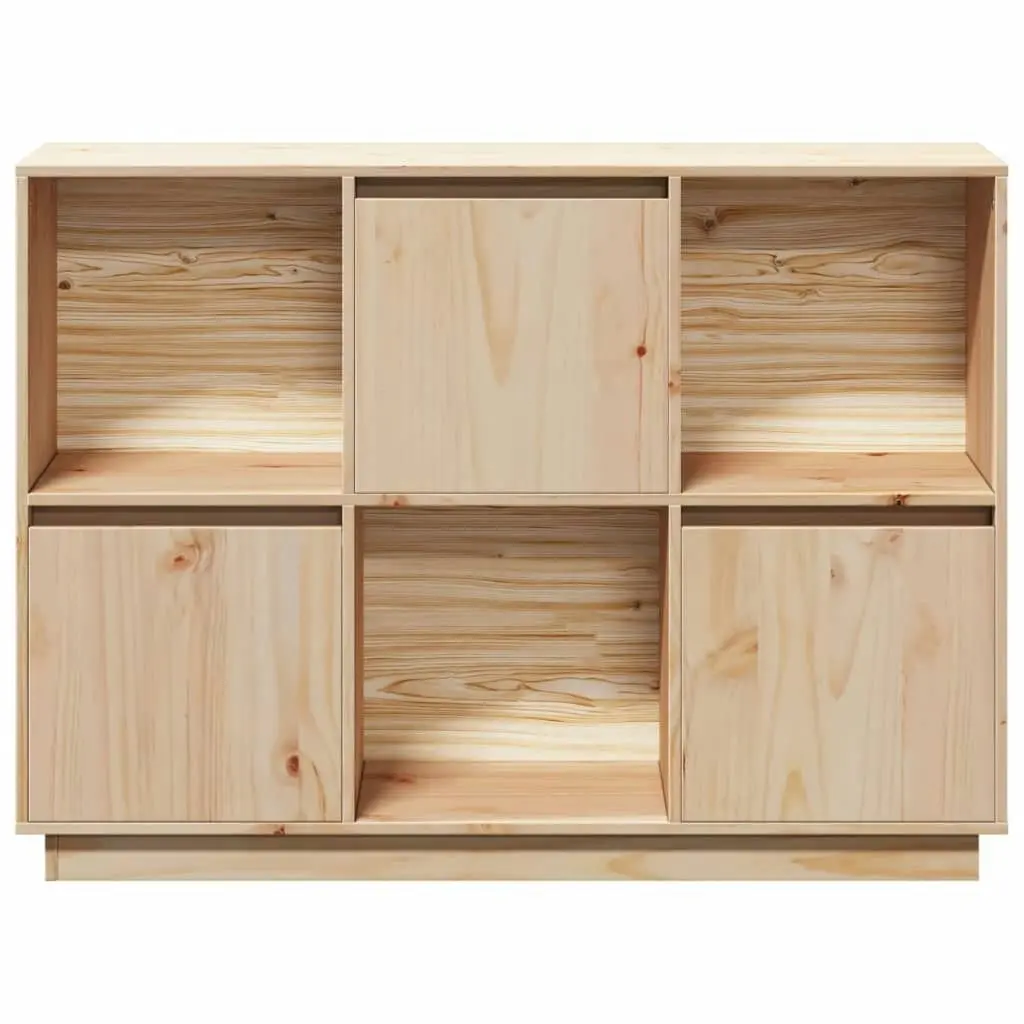 Sideboard 110.5x35x80 cm Solid Wood Pine 814354