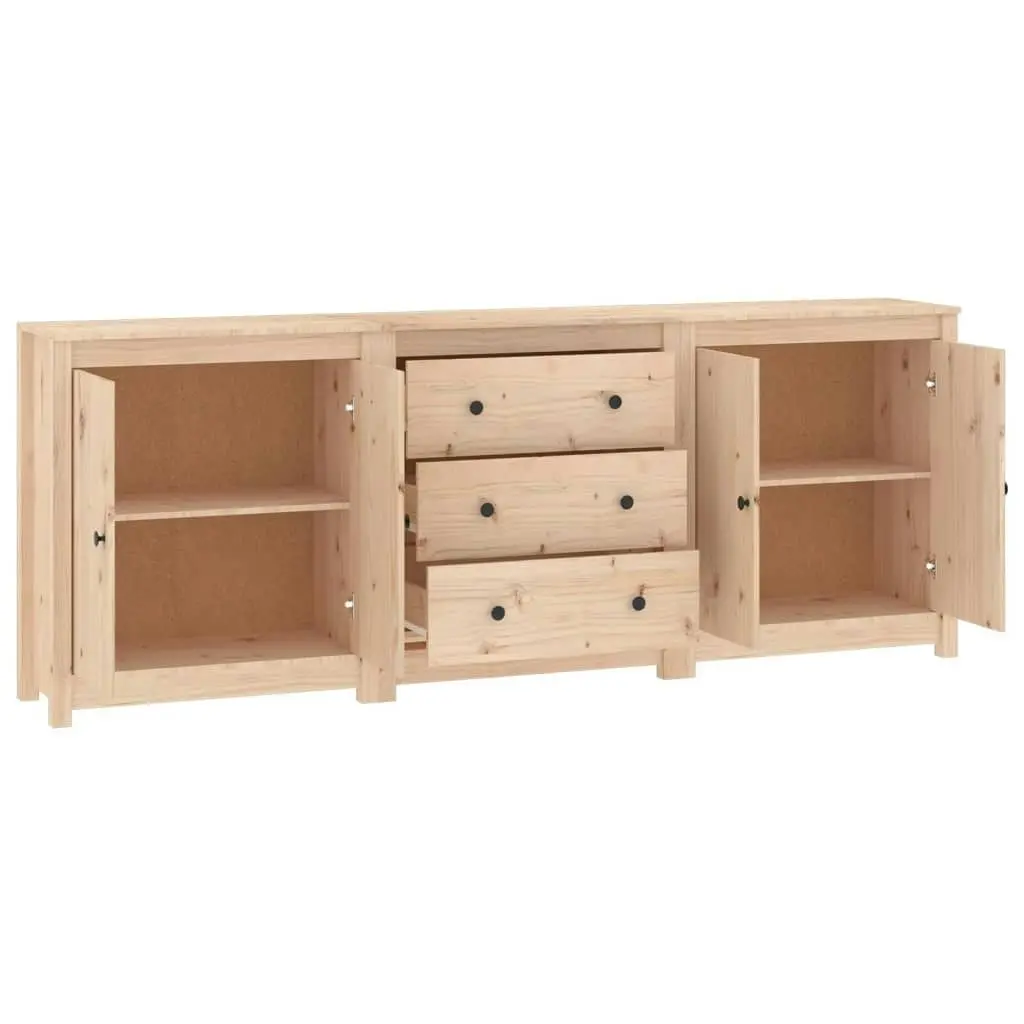 Sideboard 210x35x80 cm Solid Wood Pine 3114069