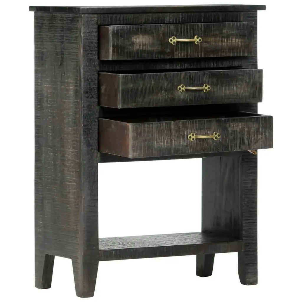 Side Cabinet 60x30x80 cm Solid Mango Wood 247754