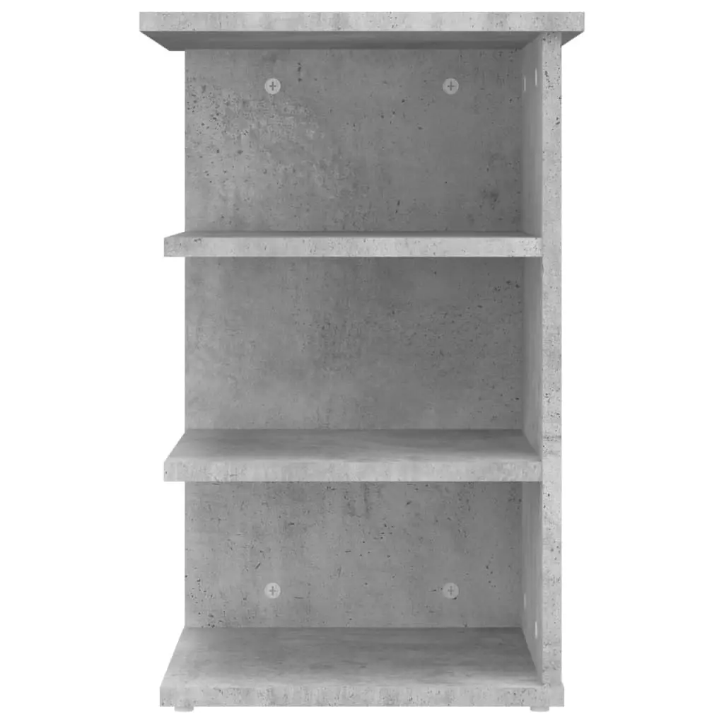 Side Cabinet Concrete Grey 35x35x55 cm Engineered Wood 806278