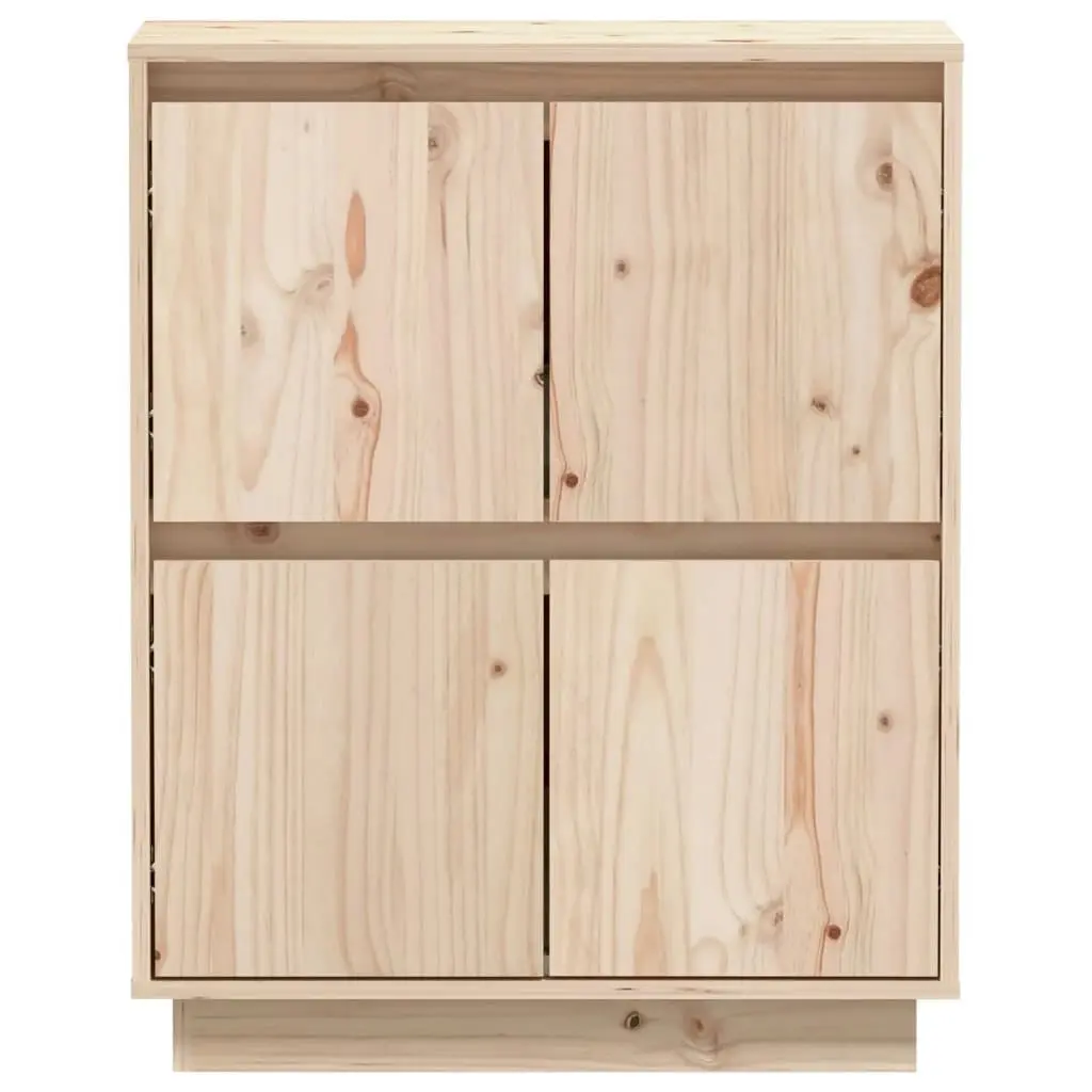 Sideboard 60x34x75 cm Solid Wood Pine 813375